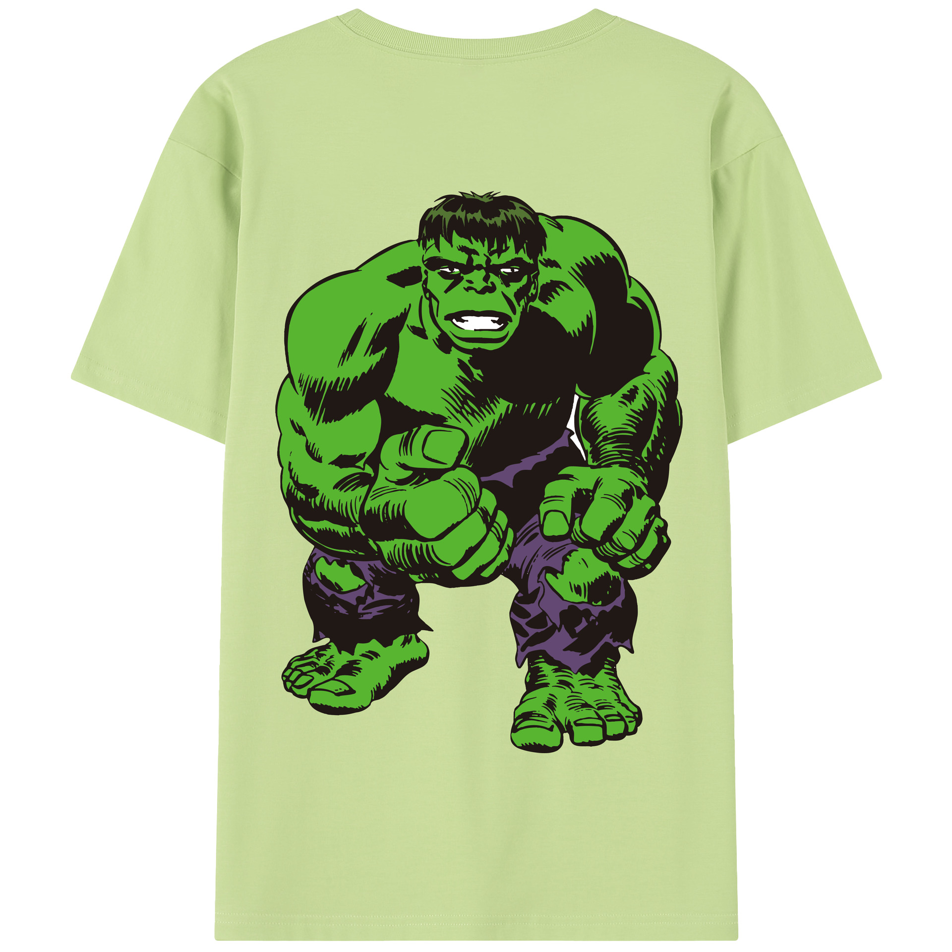 （画像用） アベンジャーズ The Avengers 綿100％半袖Tシャツ（背面プリント）